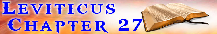 Leviticus Chapter 27
